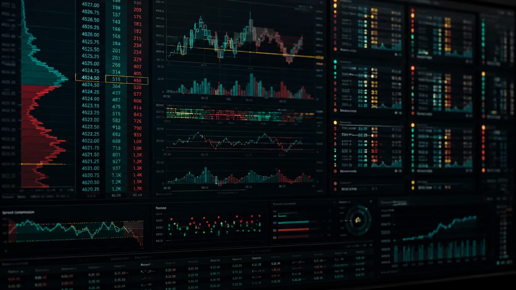 Vantedge InsideSpread (IS) Scanner interface - Advanced Order Flow for NinjaTrader