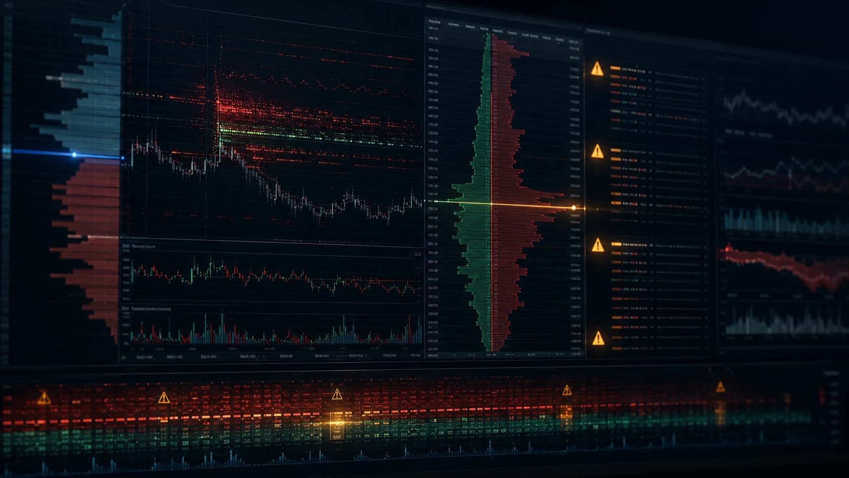 Vantedge LiquiditySentry interface - Advanced Order Flow for NinjaTrader